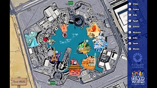 Boulevard Riyadh satellite image to tourist map