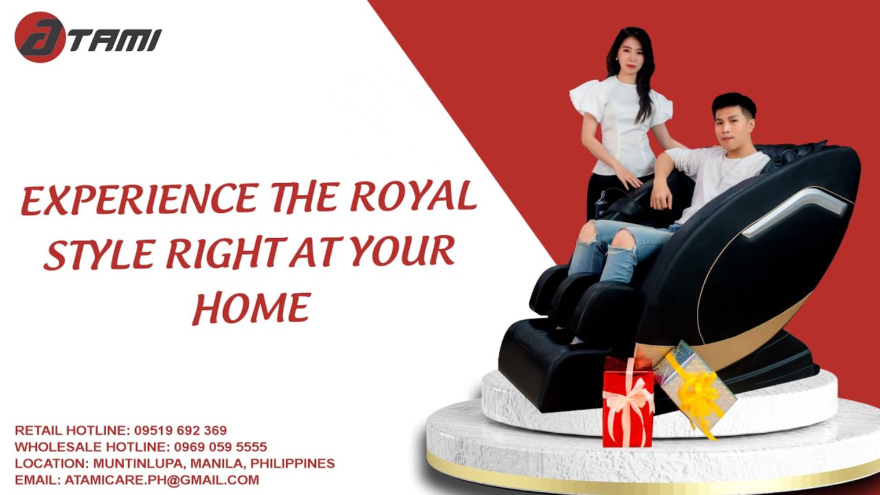 Massage chair ATAMI K1| Experience the royal style right at your home
