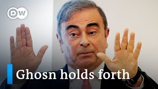 Carlos Ghosn holds feisty press conference on Japan escape | DW News