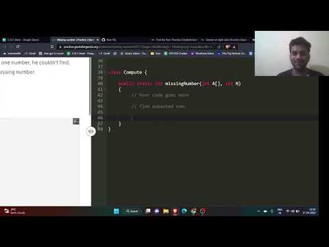 Missing number | GFG | Coder Army Sheet | BRUTE and OPTIMAL  | Java Solution