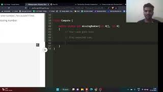 Missing number | GFG | Coder Army Sheet | BRUTE and OPTIMAL  | Java Solution