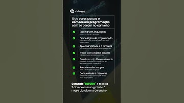 7 passos pra aprender programação do jeito certo #programação #ddev