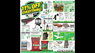 Menards 11% OFF Everything! Free After Rebates, Deals, and Sale Ad 05.25.2022-06.05.2022 Stock Prep