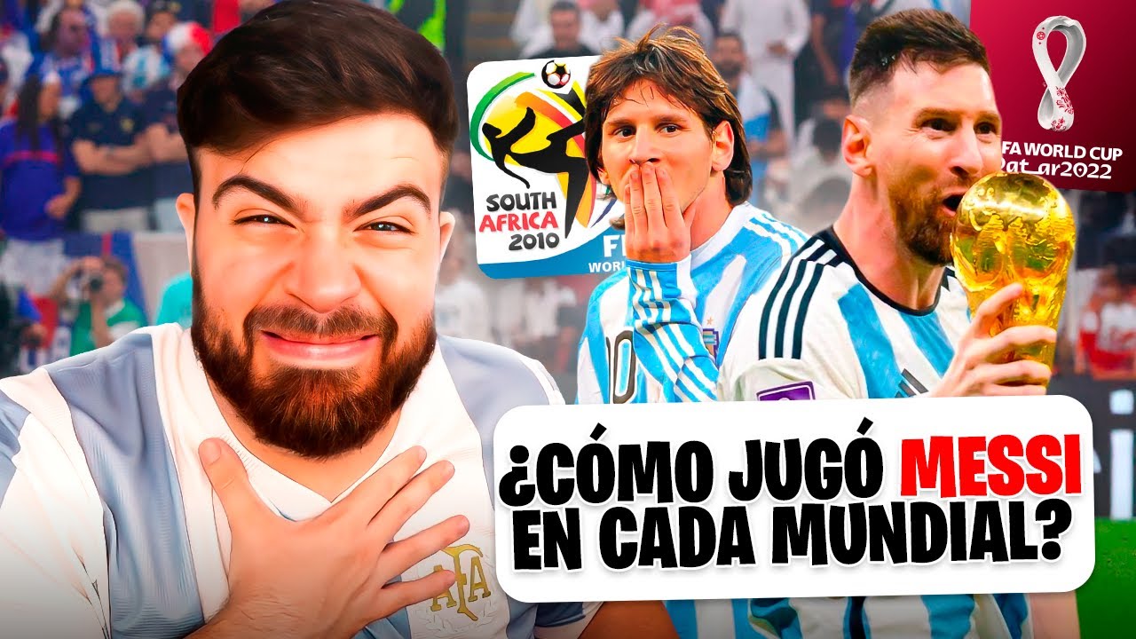 ¿CÓMO JUGÓ MESSI EN CADA COPA DEL MUNDO? LA COBRA REACCIONA Y OPINA