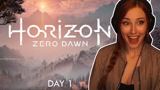 A Totally Serious First Playthrough of Horizon Zero Dawn [Day 1]
