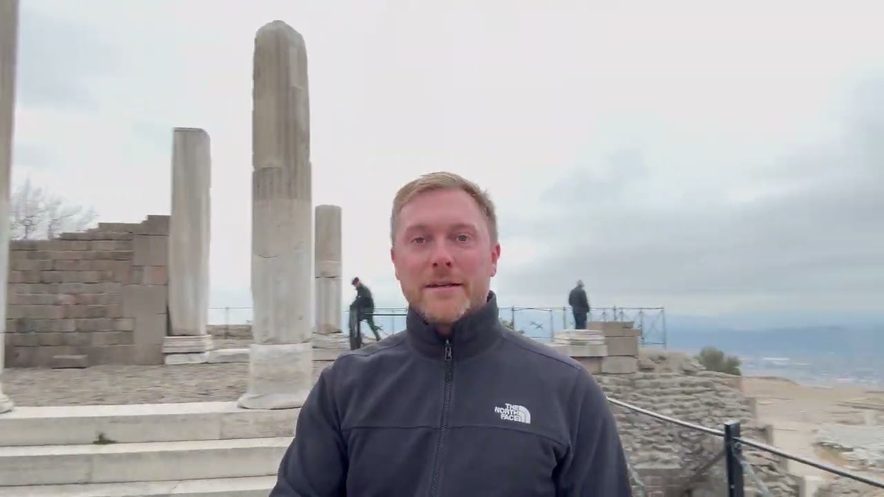 This is the city of Pergamum, an impressive Acropolis (City on a Hill), in Turkey