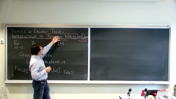 Lecture 01 | Introduction to Random Walks on Groups