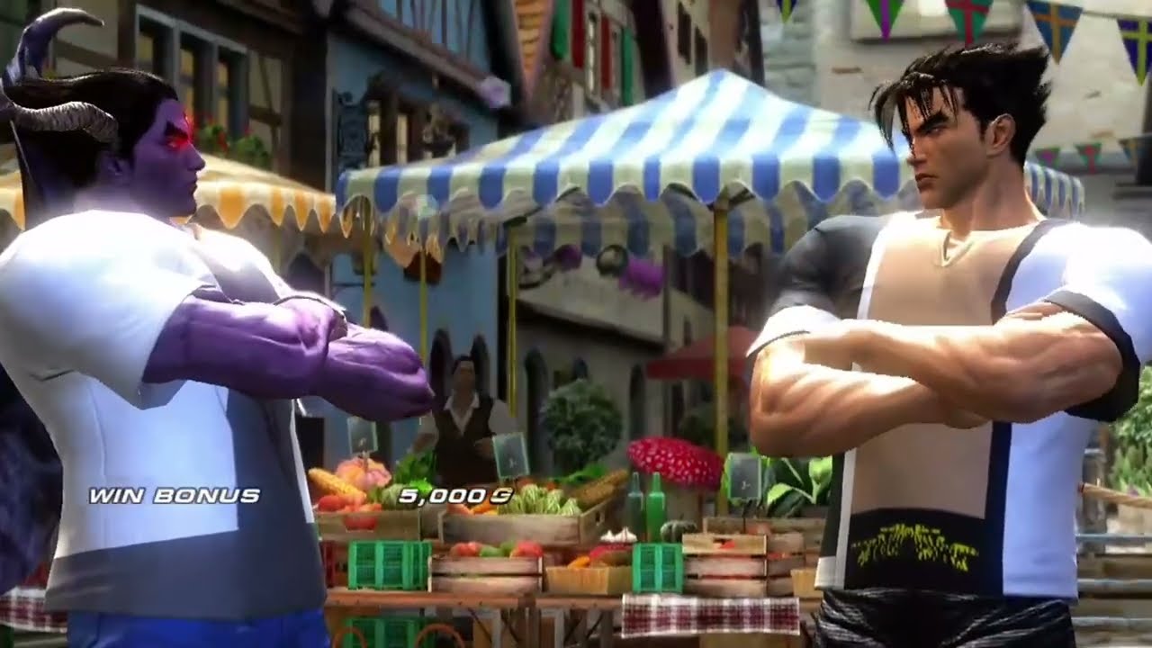 Homem vestindo caráter de capa laranja, Tekken 7 Tekken Tag Tournament 2  Heihachi Mishima Kazuya Mishima Jin Kazama, tekken, rei, videogame,  personagem fictício png