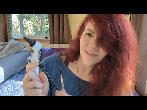ASMR - Cozy Ear Cleaning Roleplay - Soft Spoken Best Friend Pampers You - Picking, Ear Tapping