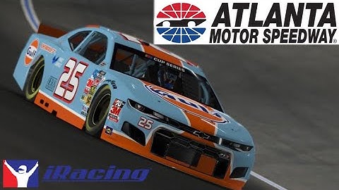 NASCAR Cup at Atlanta - iRacing Gameplay with AI - Custom TradingPaints Collection