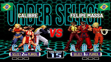 KOF 2002 - CALIBRE vs FELIPE MASSA  Top Match Brasil