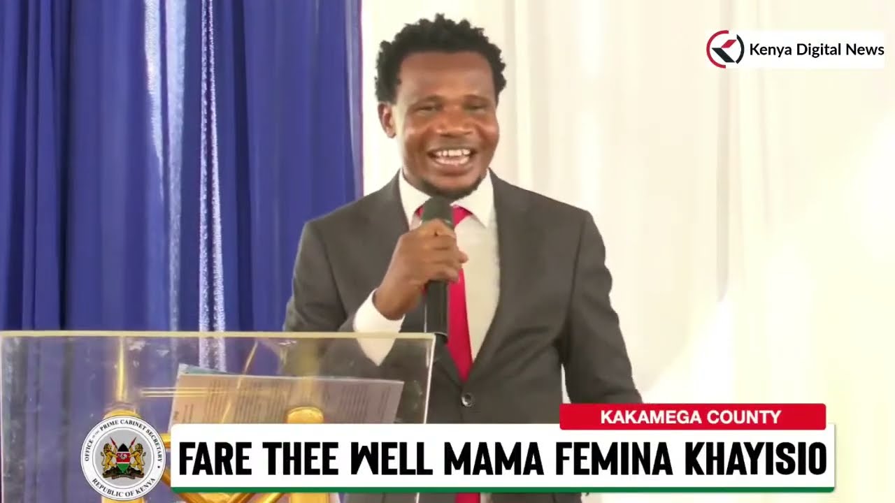 MP Salasya cracks ribs at DPP  Renson Mulele'S Mother's funeral in Kakamega!!