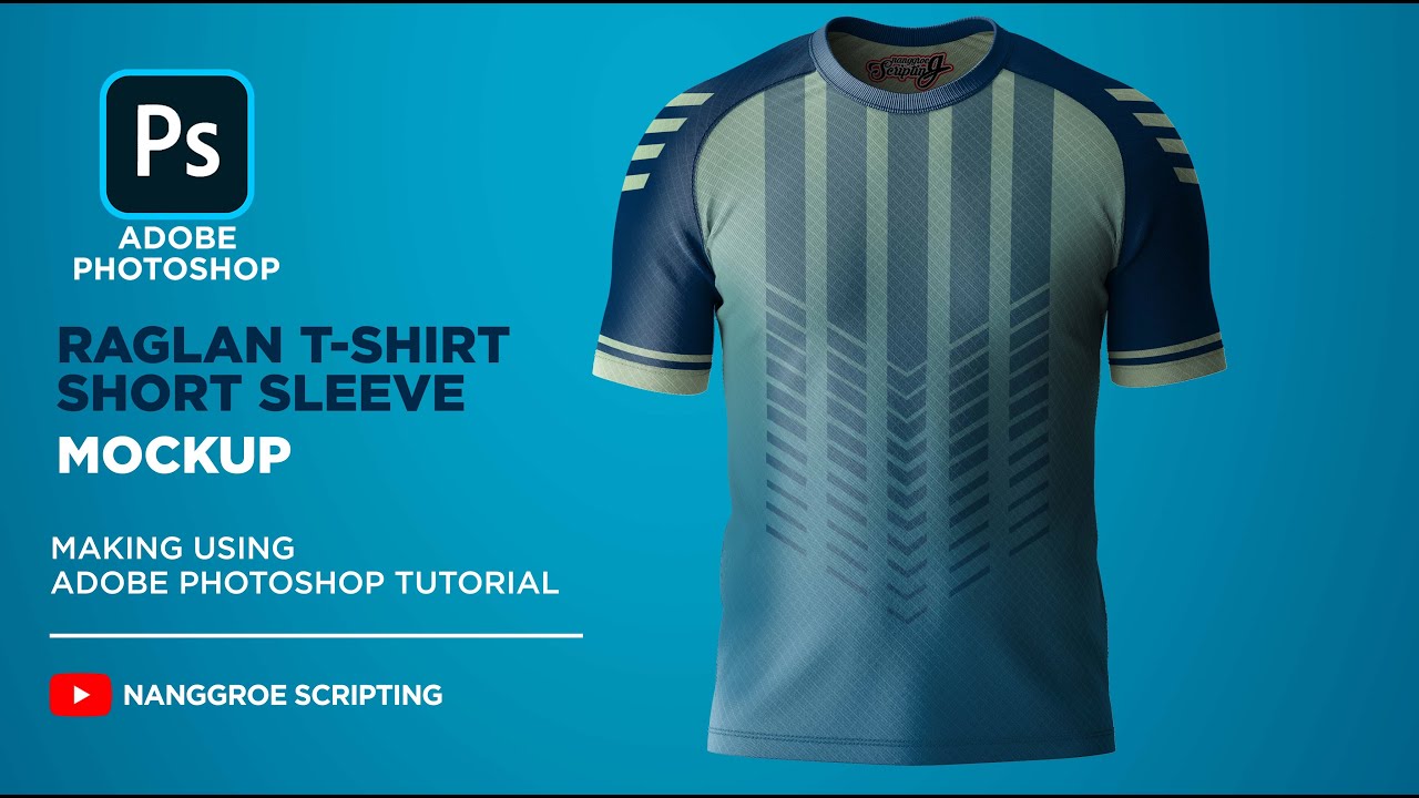How To Make T-Shirt Raglan Mockup | Photoshop Mockup Tutorial For ...