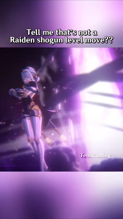 She Just Pulled a Raiden Shogun Move | Genshin Impact #genshinimpact #genshin #hoyovers