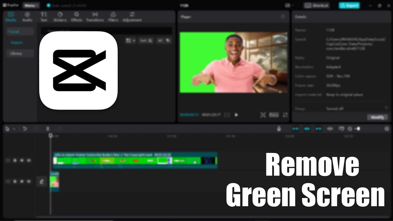 How To Remove Green Screen In Capcut | Easy Guide For Beginners - YouTube
