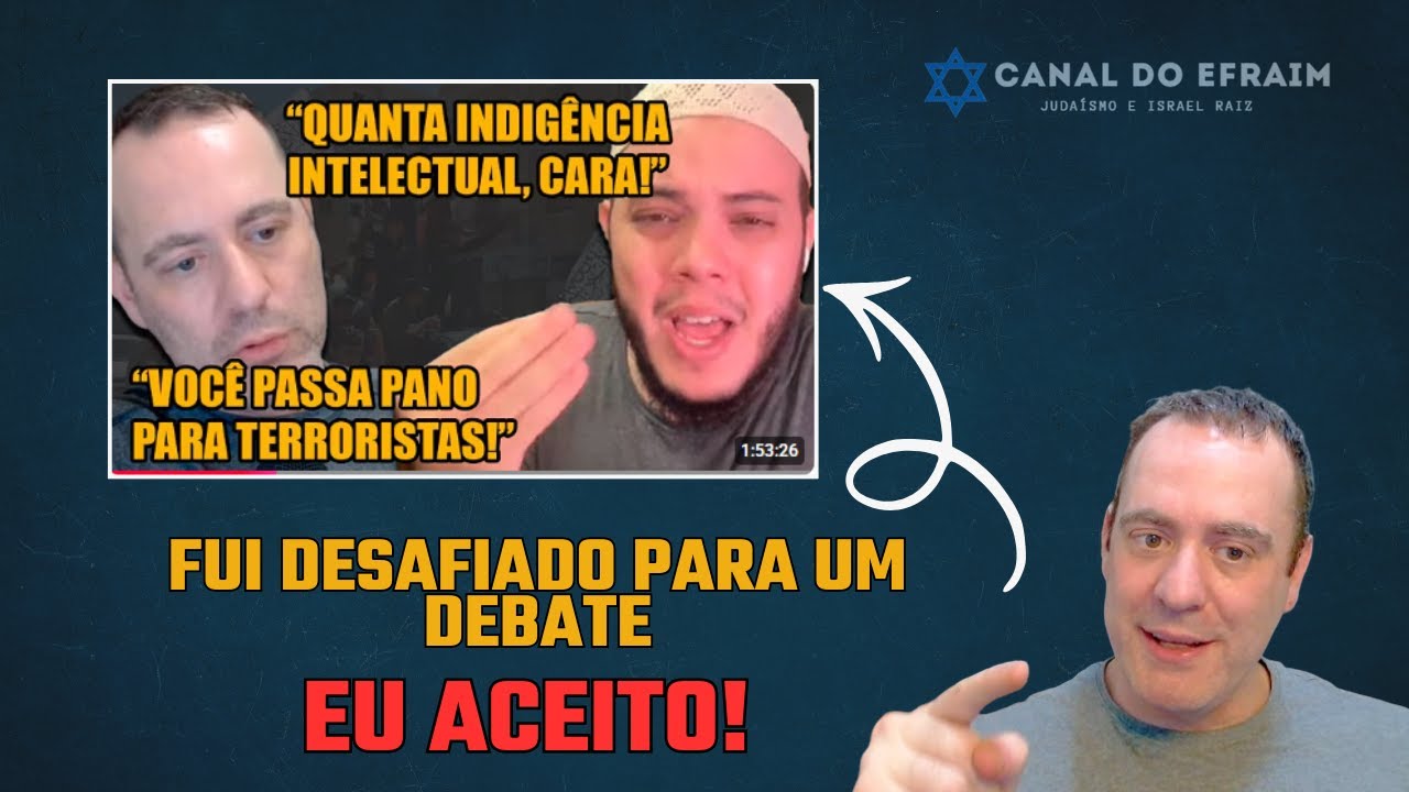 FUI DESAFIADO PARA UM DEBATE E EU ACEITO!
