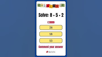 Quick Brain Test – Can You Answer in 3 Sec? #shorts #quiz #maths #quizic #challenge #mathpuzzle