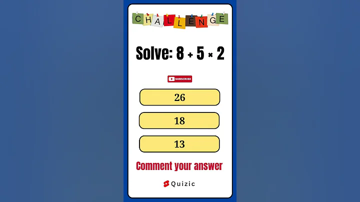 Quick Brain Test – Can You Answer in 3 Sec? #shorts #quiz #maths #quizic #challenge #mathpuzzle
