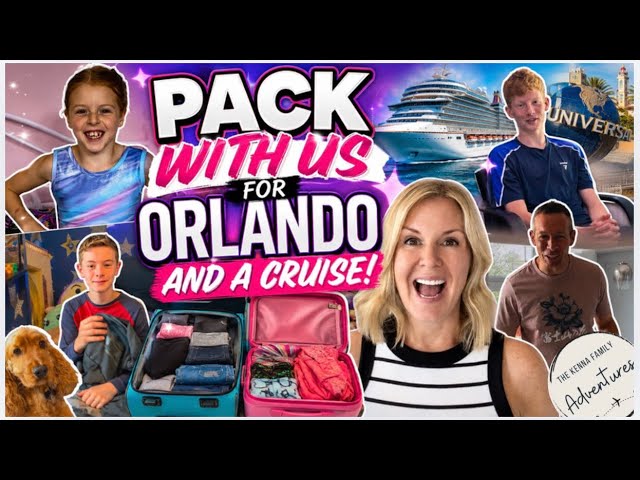 Pack With Us for Universal ORLANDO and a Caribbean CRUISE!