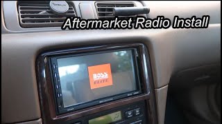 Boss Elite Double Din Install on my Toyota Camry | Toyota