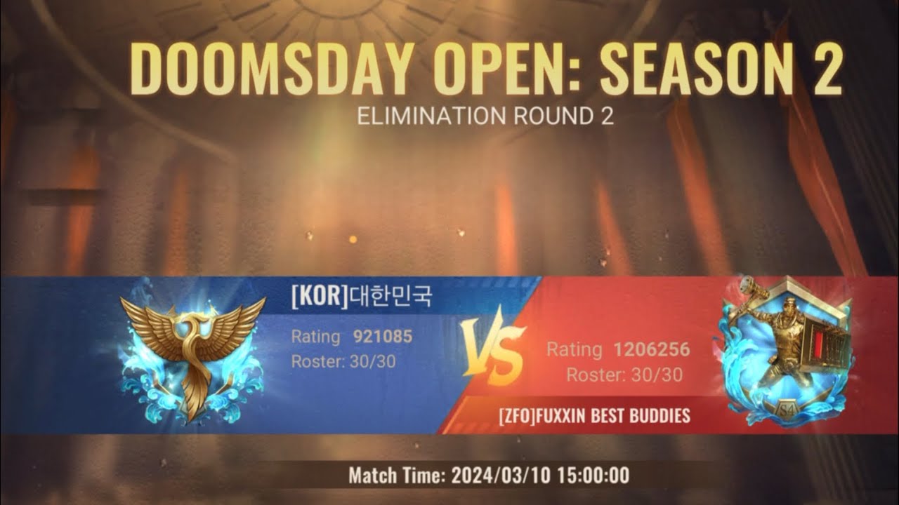 State of Survival | Doomsday Elimination Round 2 | [785] KOR vs [715 ...