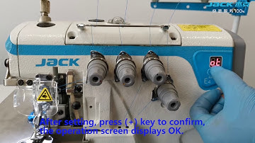 E4 Overlock|Technical parameter setting 1