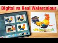 Can Digital Watercolour Match the Charm of Real Watercolour?