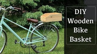 DIY Wooden Bike Basket