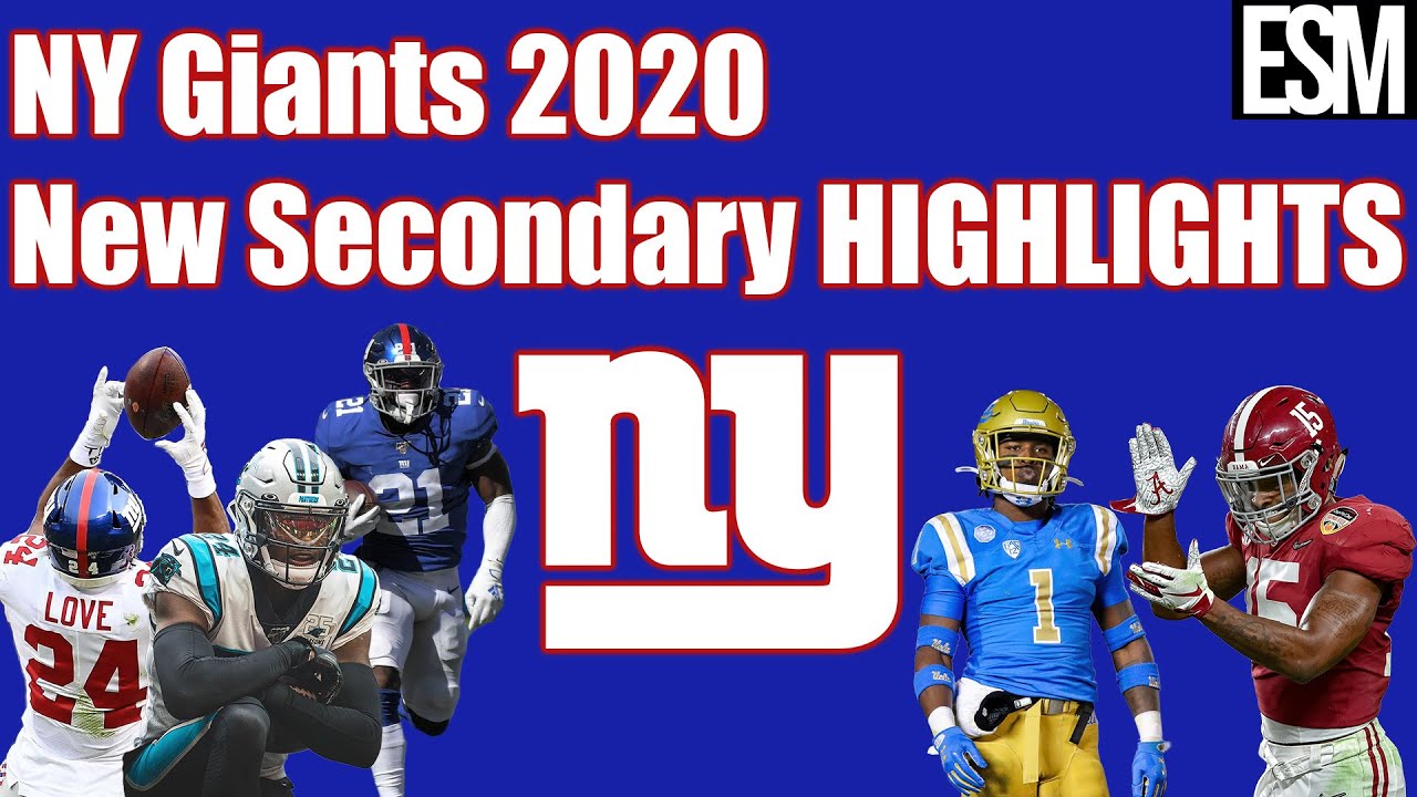 NY Giants 2020 New Secondary HIGHLIGHTS