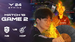 불 살리기 | NS vs. KDF 게임2 하이라이트 | 01.27 | 2024 LCK 스프링 스플릿