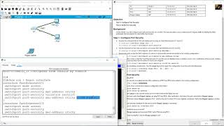 11.1.10 Packet Tracer - Implement Port Security