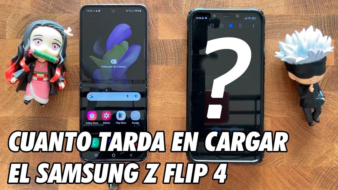 Cuanto Tarda en Cargar el Samsung Galaxy Z Flip 4? YouTube