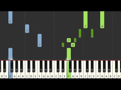 Piano Tutorial for "It's Raining Somewhere Else" by Toby Fox | PianoFly Channel