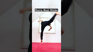 Korra Best Kicks #shorts #martialarts #korra