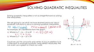 Math 115 Compound and Quadratic Inequalities