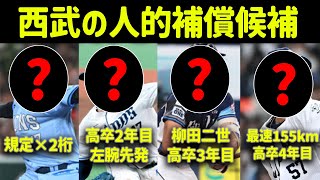 【豪華すぎ】桑原獲得の西武、人的補償候補がヤバすぎる件... #プロ野球