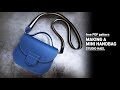 Making a mini handbag / 미니 핸드백 만들기 / Leather craft PDF / 가죽 공예 패턴