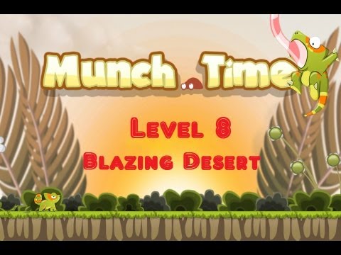 Munch Time / Blazing Desert / Level 8 / All Three Stars / Прохождение Munch Time все три звезды