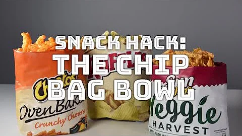 How to Make a Bowl Out of a Chip Bag