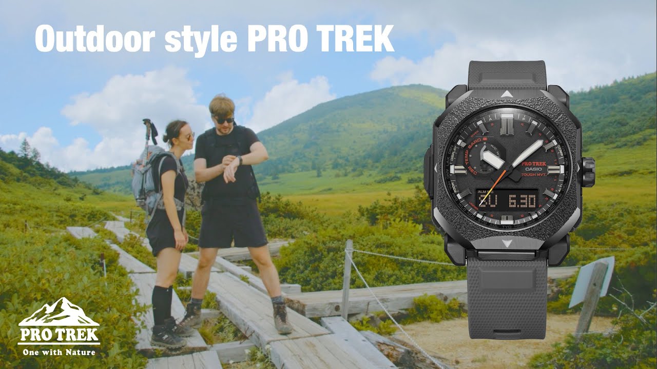 The multi-functional PRO TREK PRW-65LD is a stylish outdoors watch packed  with great features, and built from renewable biomass…