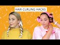 We Tried Some Viral Heatless Hair Curling Hacks | Four Nine Looks