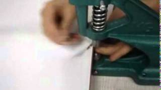 Eyelett Punch Machine - Occhiellatrice manuale banner