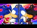 Sonica  shadina kissed movie sonic  sonic comic dub compilation