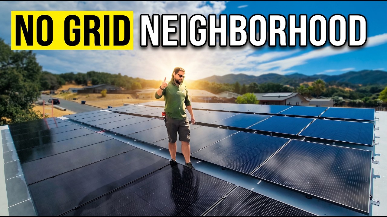 This Entire Neighborhood Cut the Power Company OFF