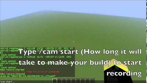 How to make a Minecraft Time Lapse with the Camera Studio Mod