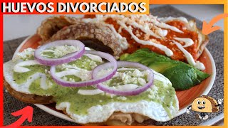 DESAYUNO LIGERO HUEVOS DIVORCIADOS/como hacer cocina en casa