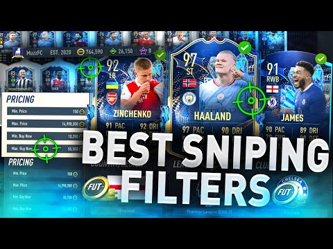 How to Make 200k Coins FAST?! ? (FIFA 23 BEST SNIPING FILTERS)