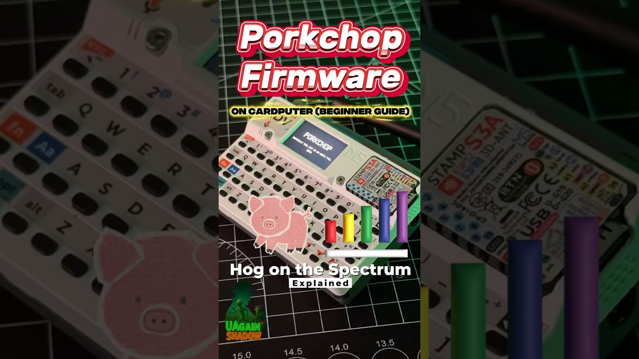 Hog on the Spectrum Explained - Porkchop Firmware on Cardputer (Beginner Guide)