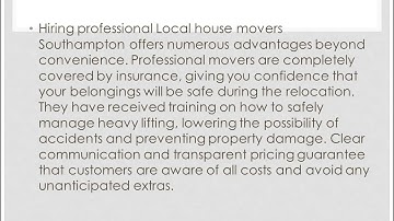 Expert Local House Movers Southampton You Can Trust