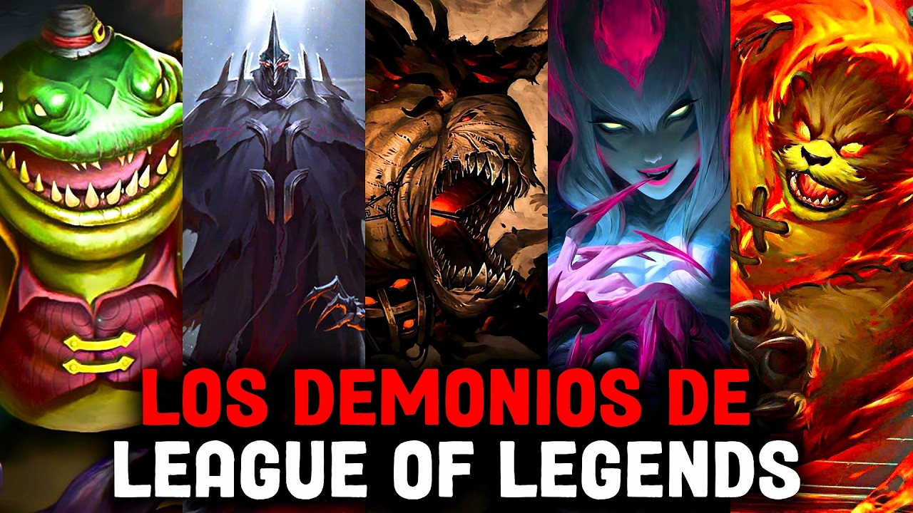 DEMONIOS DE LEAGUE OF LEGENDS EN 8 MINUTOS